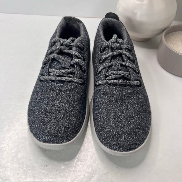 Allbirds Wool Runner Sneakers Gray/White Athletic Low Top Men 8 - Picture 5 of 9